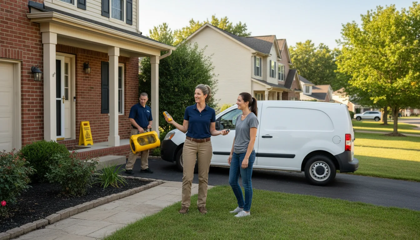 Water restoration image for Water Damage & Restoration Services in Pemberton, NJ